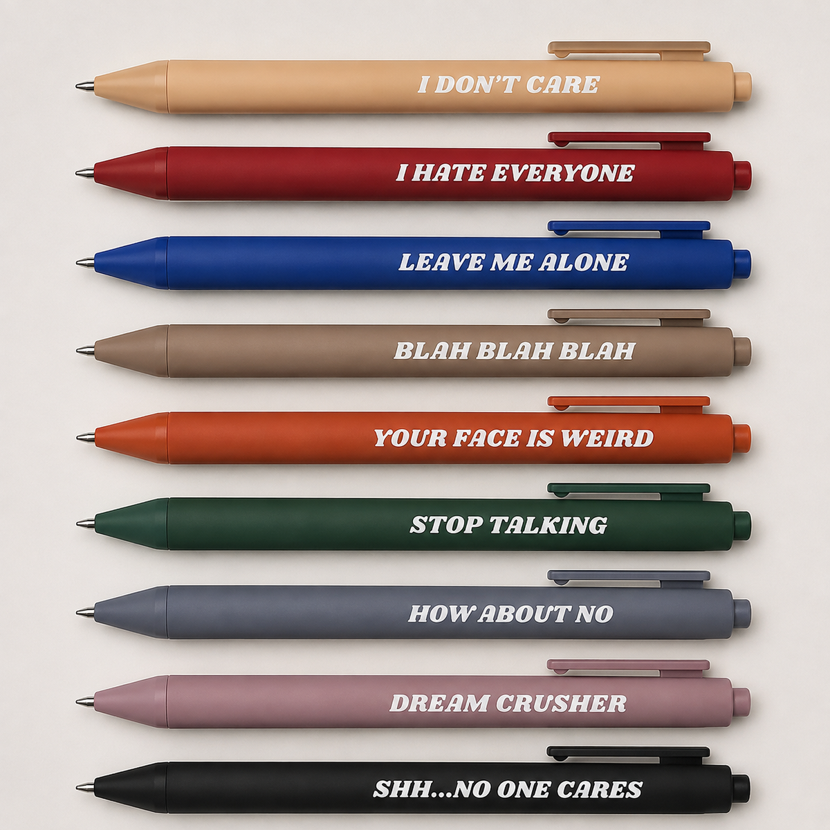 The I Said What I Said funny pen set