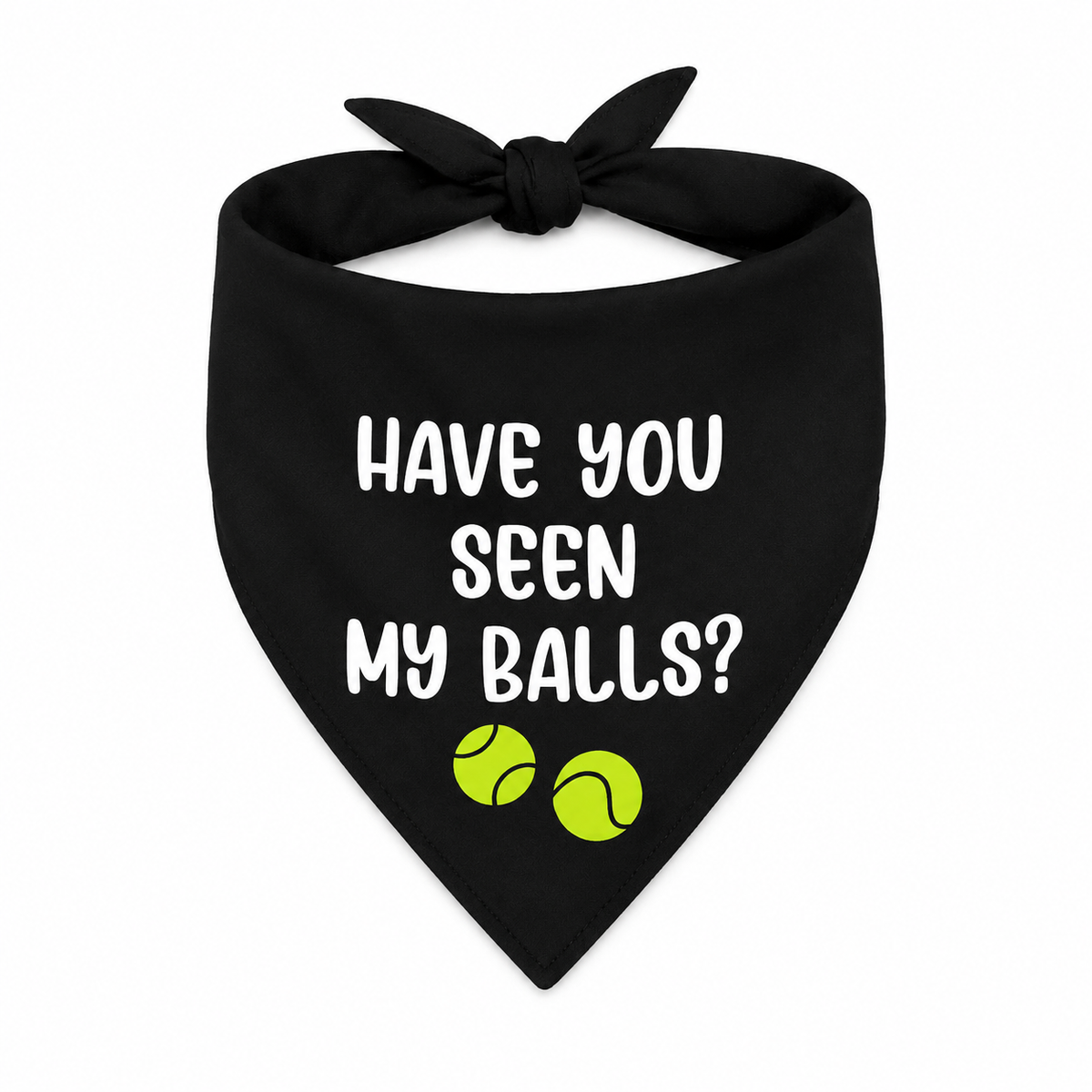 Have You Seen My Balls funny dog bandana product image